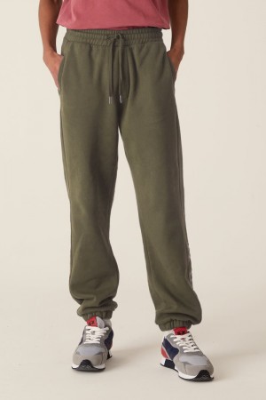 Deep Green La Martina Cotton Joggers USA | VWX-3631