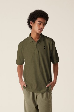 Deep Green La Martina LMRTN Cotton Polo Shirt USA | RRH-3961