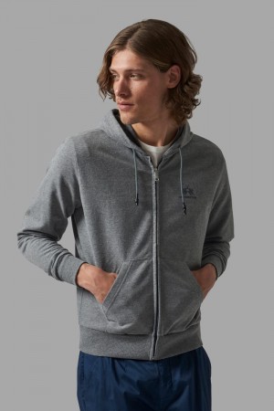 Grey La Martina Regular Fit Men Sweatshirt USA | WHH-5423