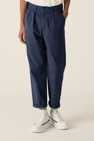 Navy La Martina Stretch Cotton Chino Pants USA | ZFD-2207