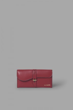 Red La Martina Buckle-embellished Leather Women Purses USA | FAR-8900