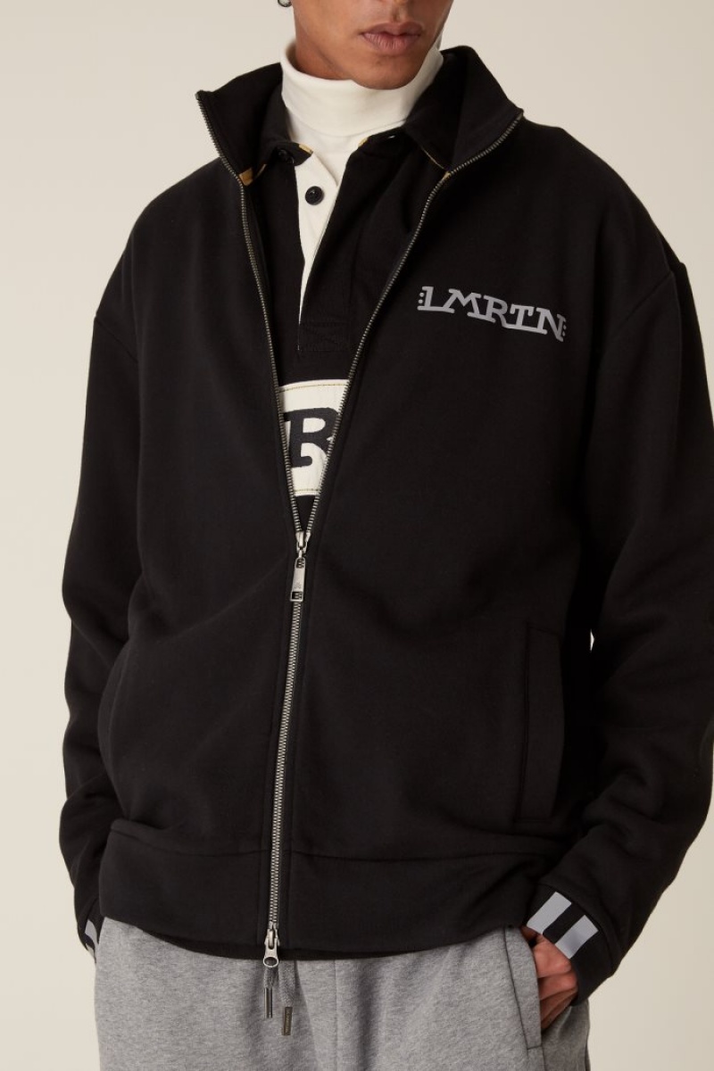 Black La Martina LMRTN High-neck Sweatshirt USA | HPZ-9225