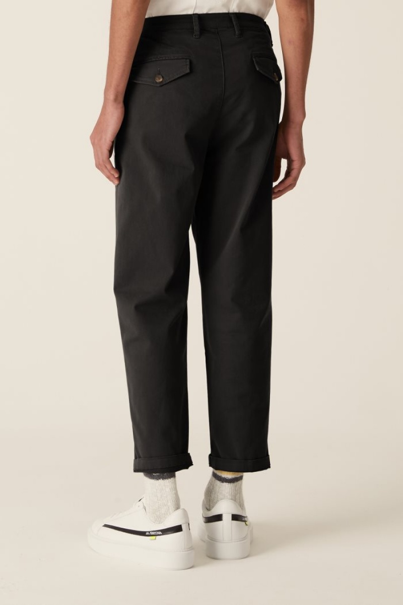 Black La Martina Stretch Cotton Chino Pants USA | JJJ-0945