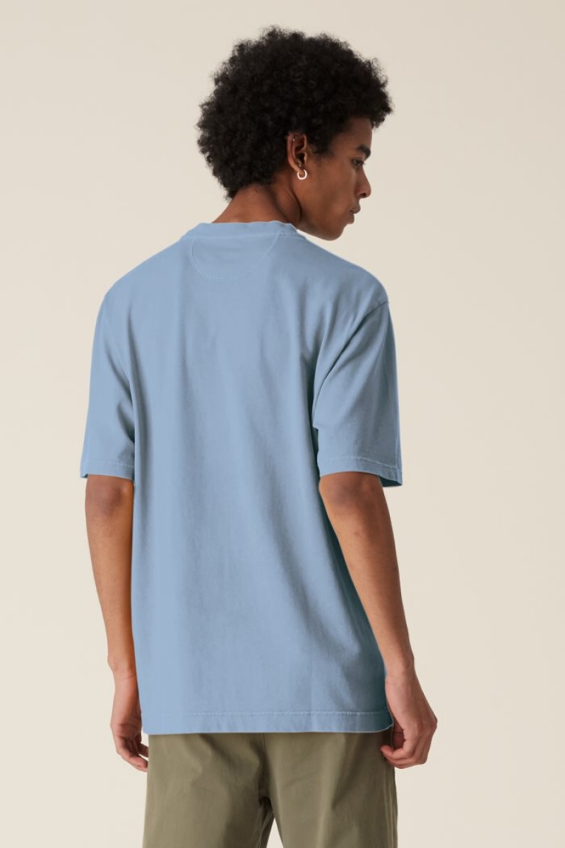 Blue La Martina LMRTN Basic T Shirts USA | SXK-0677