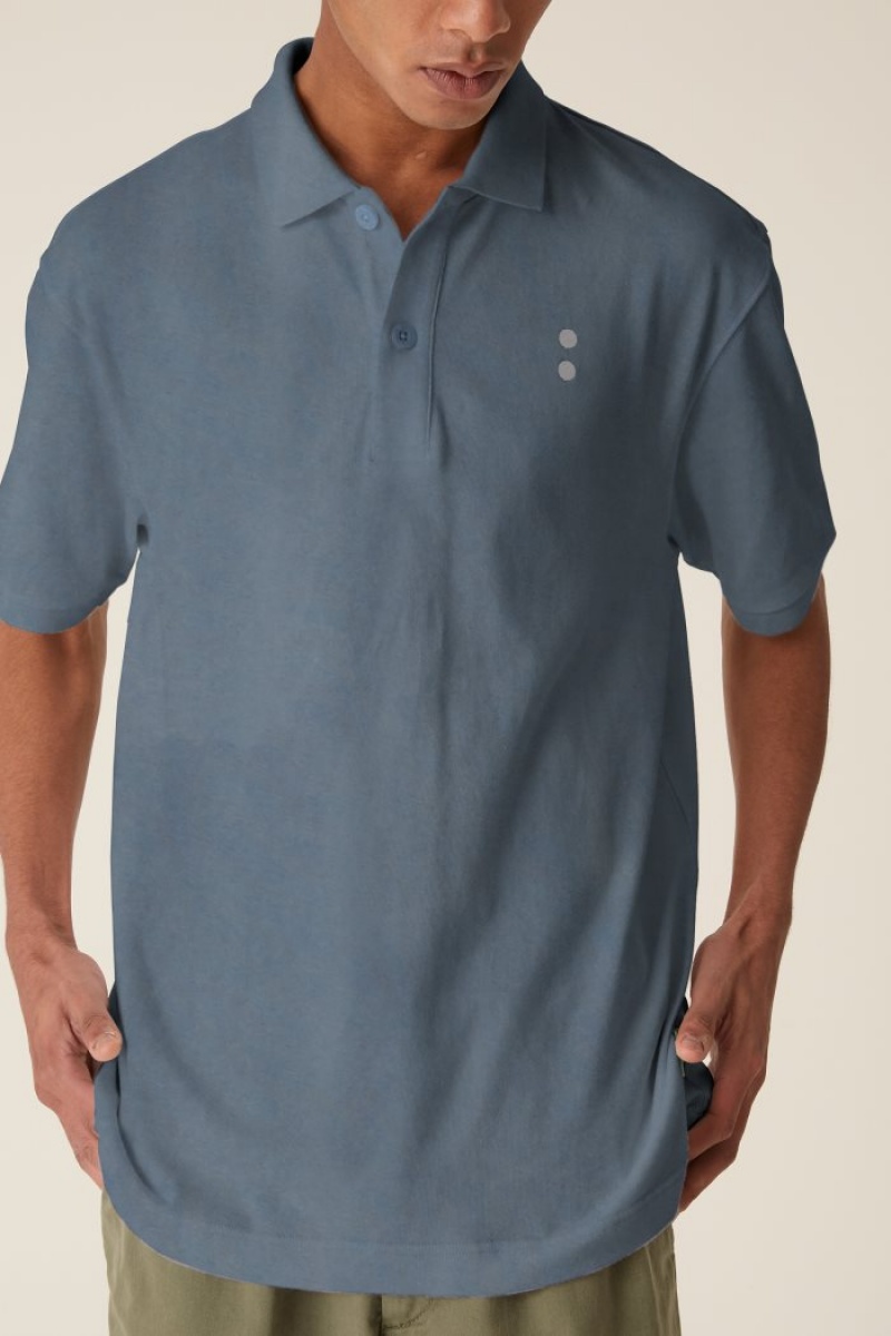 Blue La Martina LMRTN Cotton Polo Shirt USA | JWV-2252