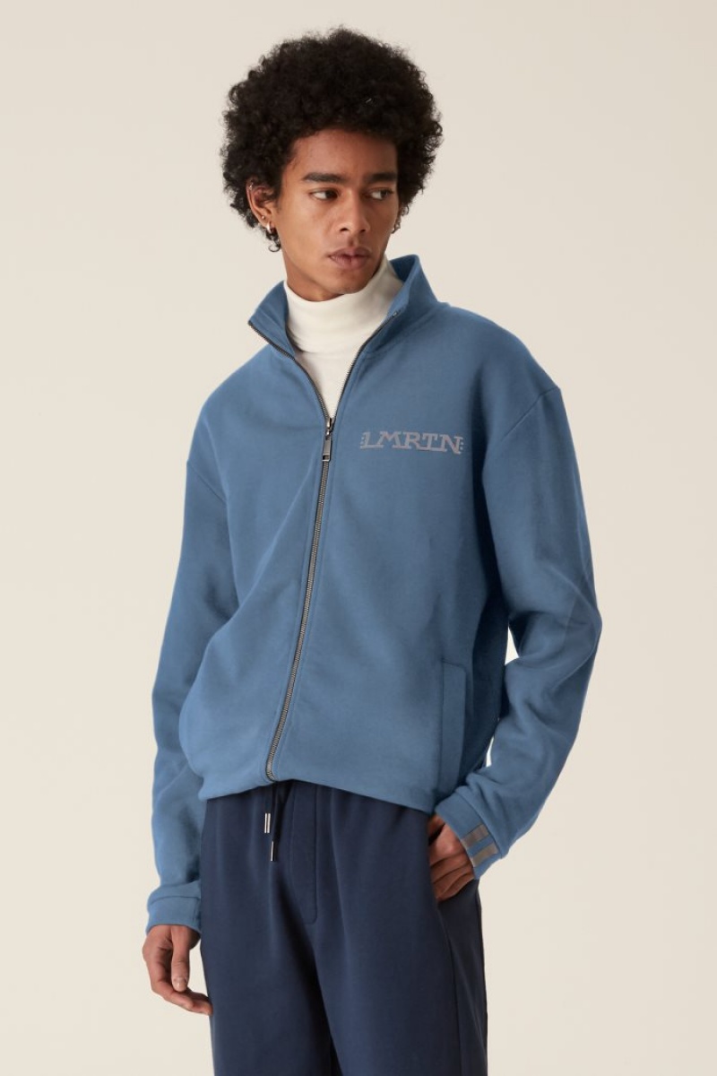 Blue La Martina LMRTN High-neck Sweatshirt USA | TDF-8407