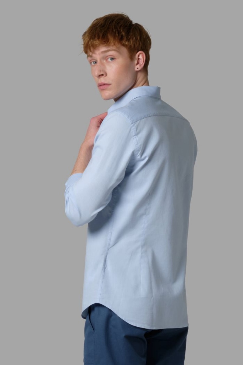 Blue La Martina Regular-fit Men Shirts USA | WTT-9222