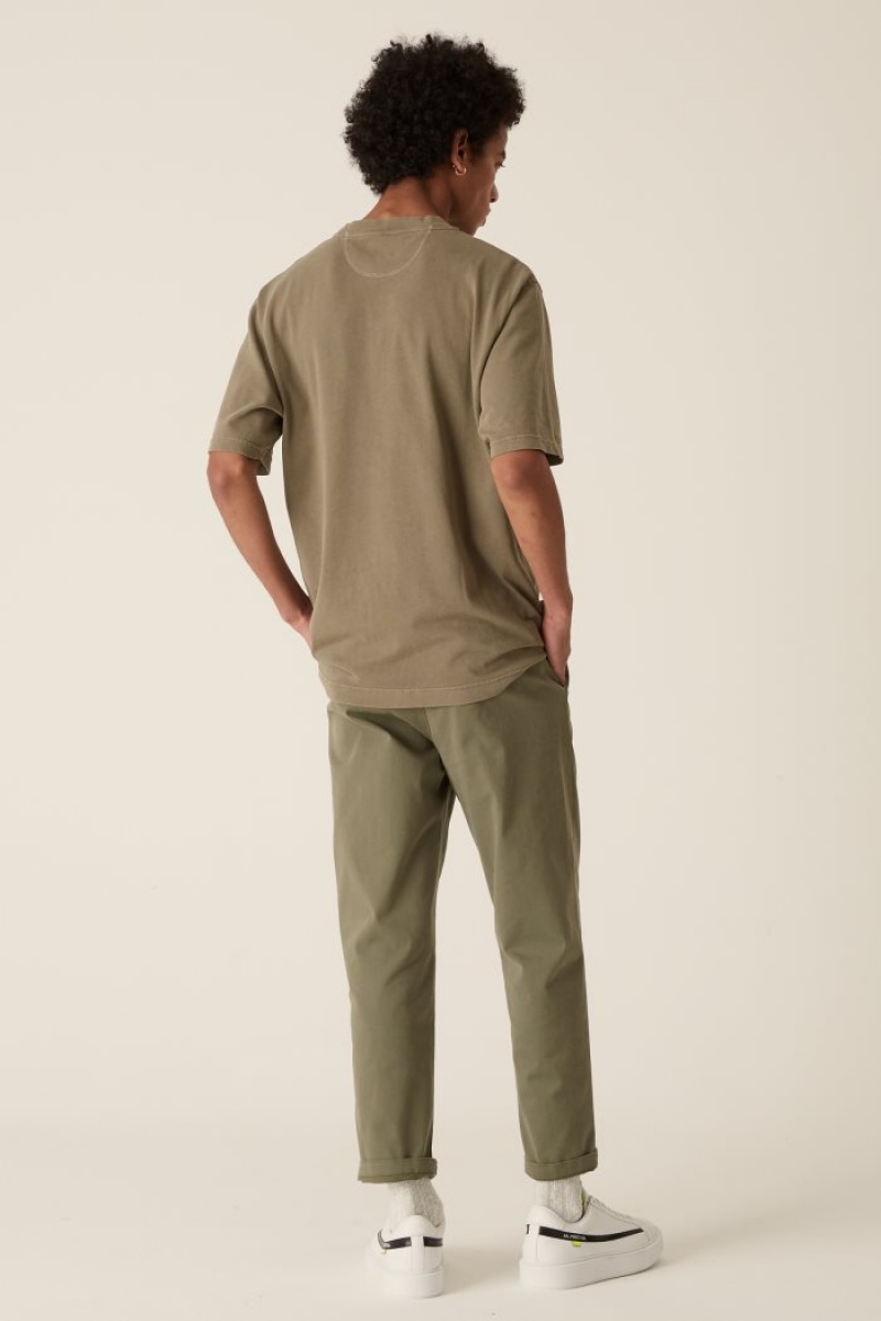 Deep Green La Martina LMRTN Basic T Shirts USA | VAN-4122