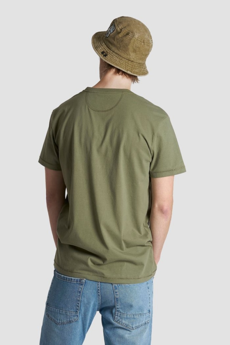 Deep Green La Martina Regular-fit Cotton Men T Shirts USA | KRC-8519