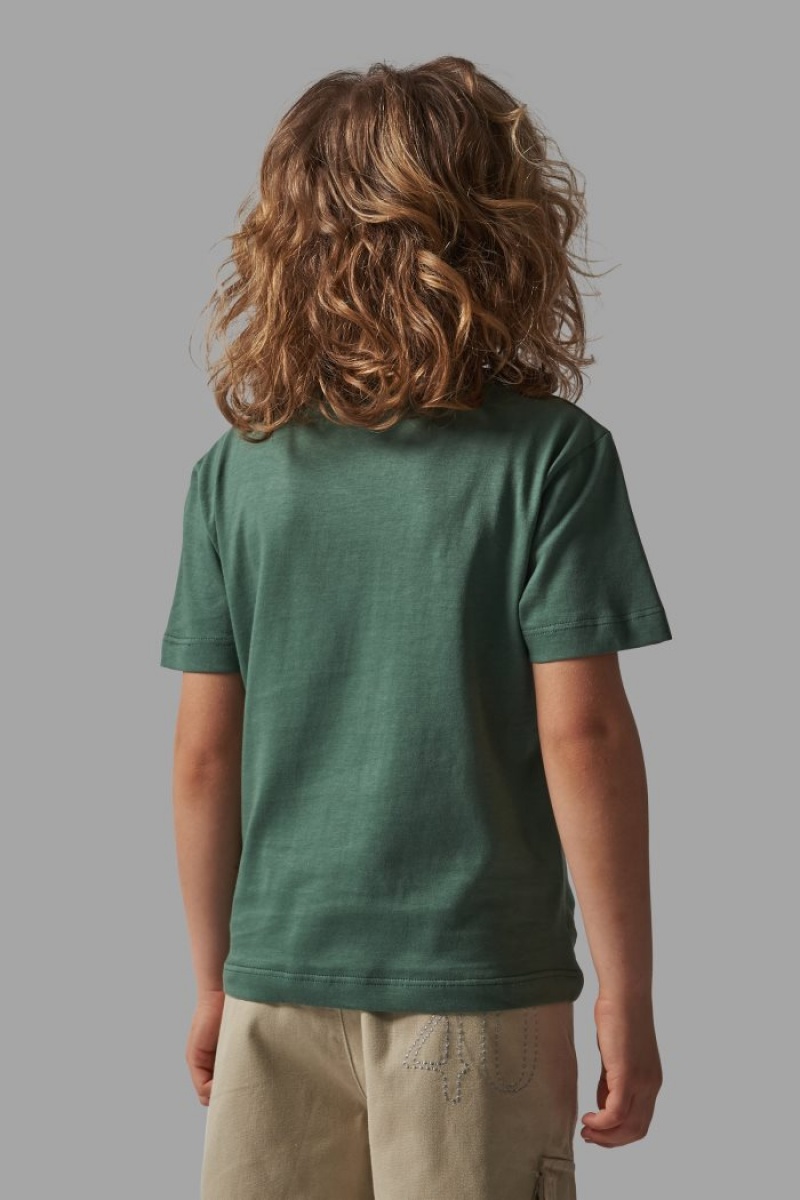 Green La Martina Classic Cotton Kids T Shirts USA | CAB-0259