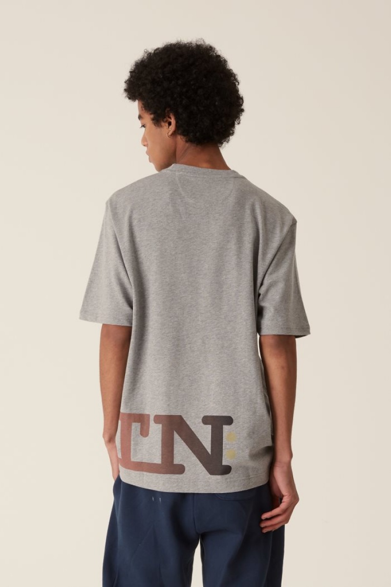 Grey La Martina LMRTN Basic T Shirts USA | GCW-3217