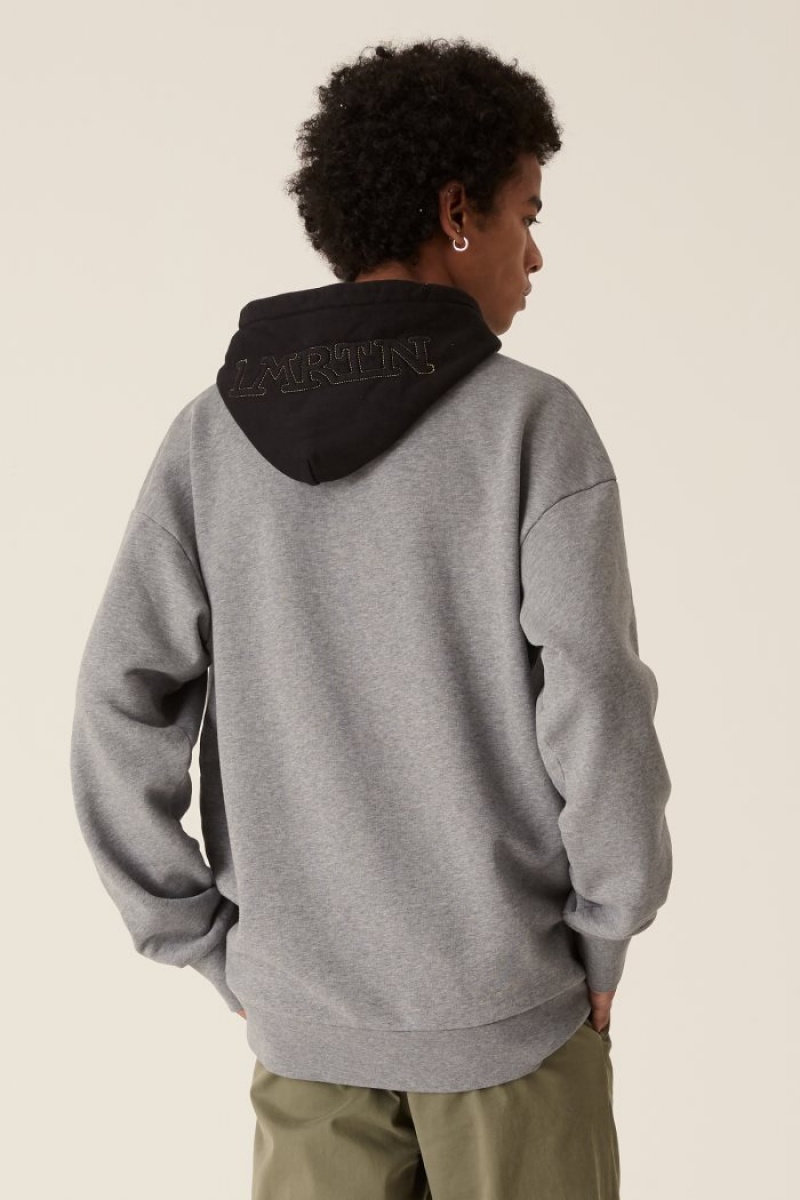 Grey La Martina LMRTN Hoodie USA | VWS-7172