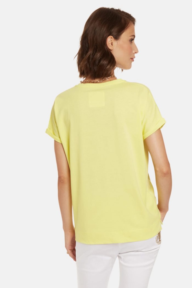 Lemon La Martina Regular-fit 100% Cotton Women T Shirts USA | SKW-1591