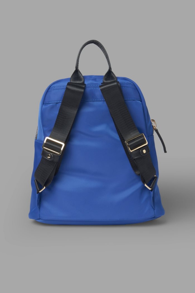 Navy La Martina Nylon Women Backpacks USA | RIT-6924