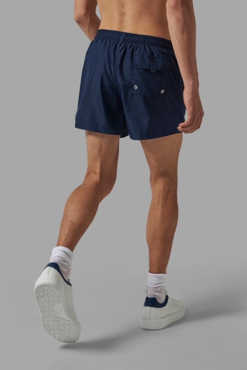 Navy La Martina Regular-fit Men Swim Shorts USA | OWN-8571