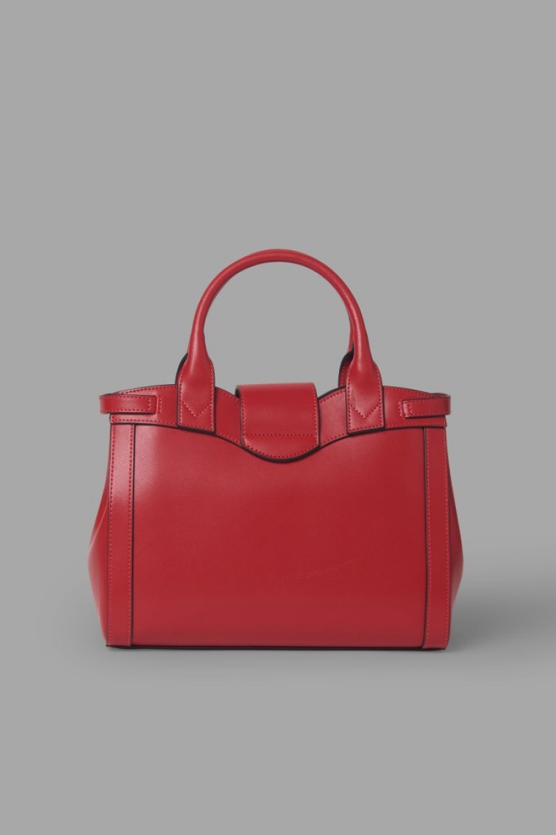 Red La Martina Plain-coloured Trapeze Women Bags USA | KOK-6229