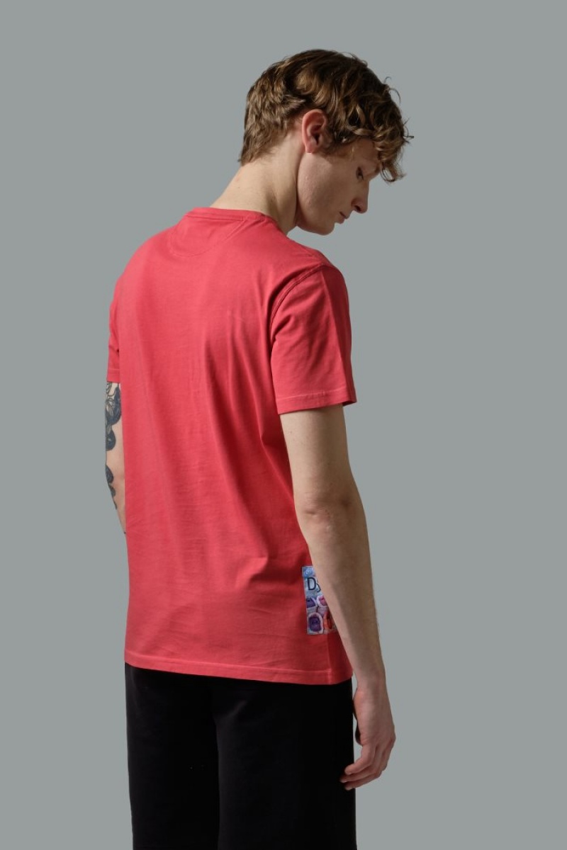 Red La Martina Regular-fit 100% Cotton Men T Shirts USA | LRI-4199