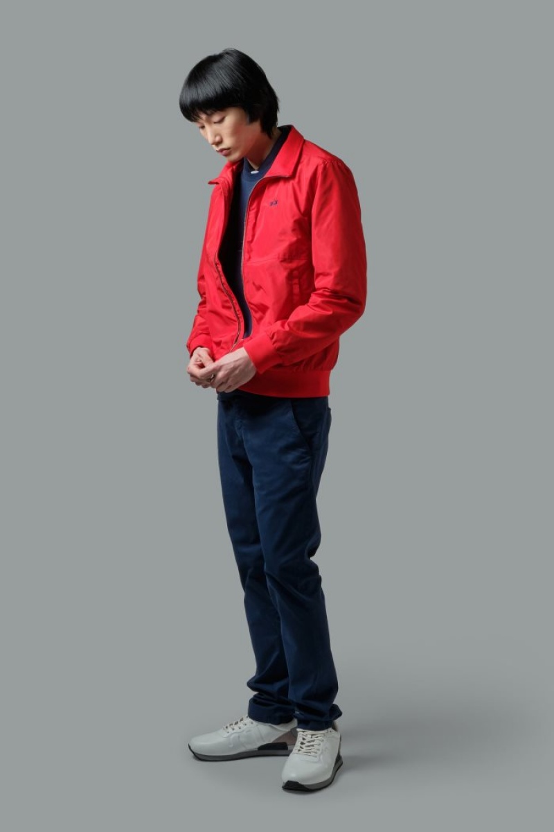 Red La Martina Regular-fit Synthetic Fibre Men Windbreaker USA | THA-2247