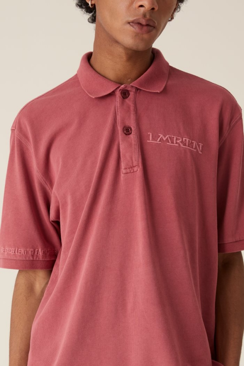 Rose La Martina LMRTN Cotton Polo Shirt USA | DOQ-6967