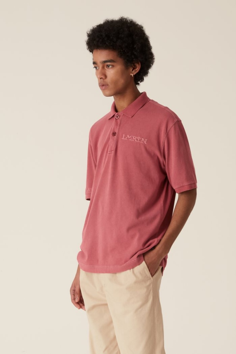 Rose La Martina LMRTN Cotton Polo Shirt USA | DOQ-6967