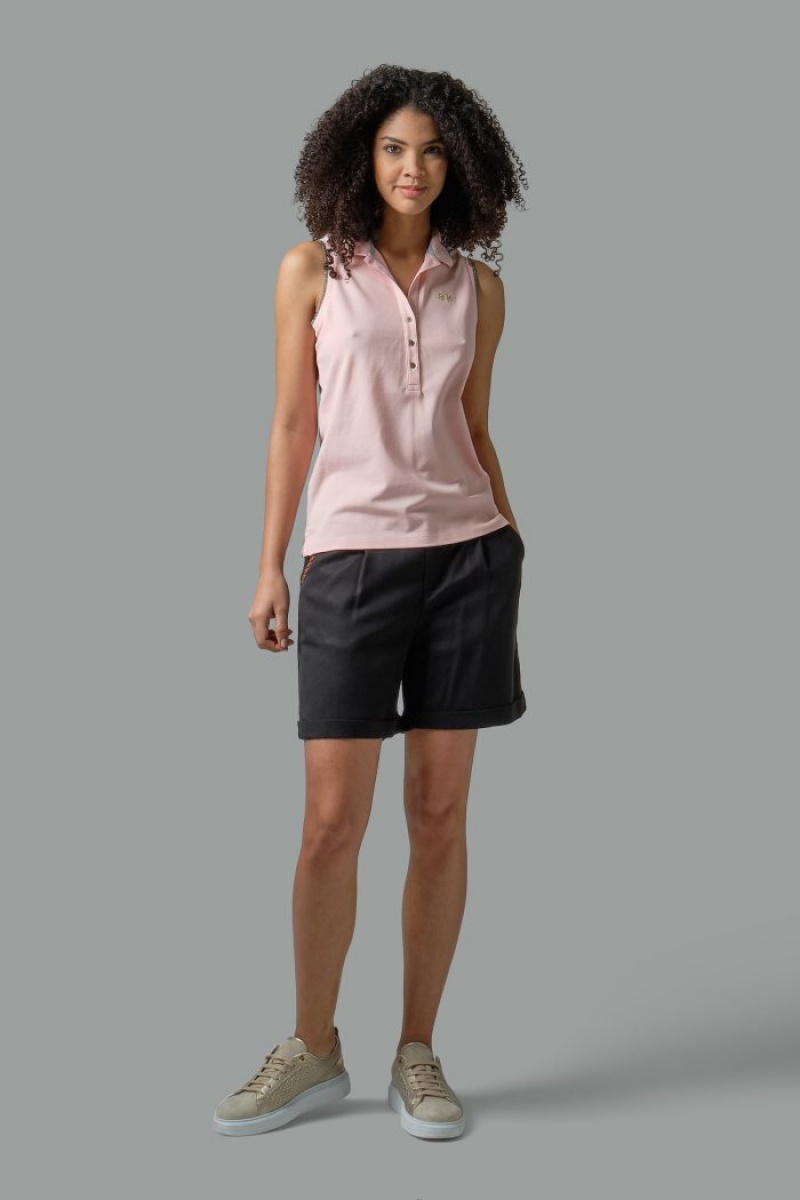 Rose La Martina Regular-fit Sleeveless Women Polo Shirt USA | VZV-2560