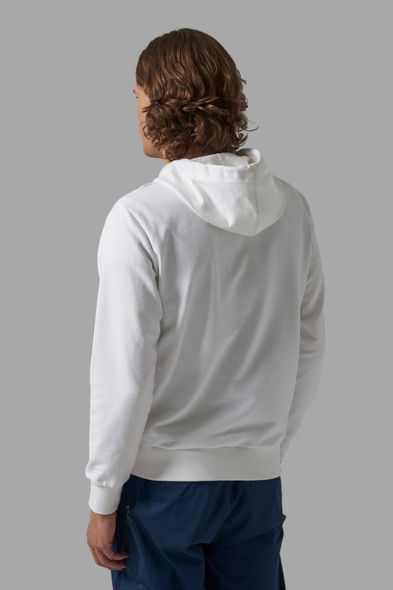 White La Martina Regular Fit Men Sweatshirt USA | SUS-3052