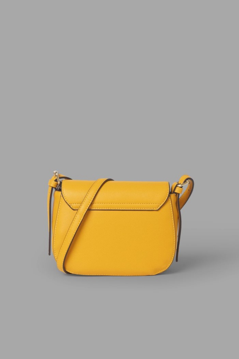 Yellow La Martina Faux Leather Flapover Women Bags USA | BMP-3323