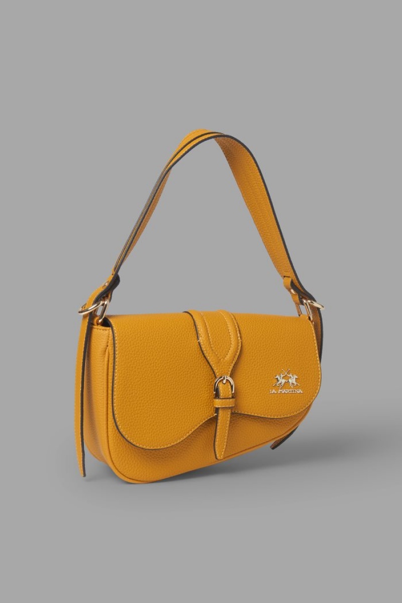 Yellow La Martina Saddle Women Bags USA | AQJ-7266