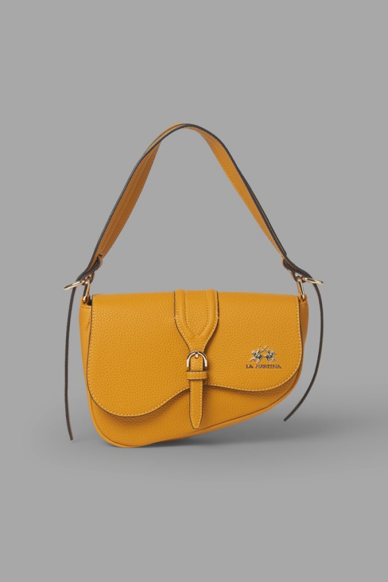 Yellow La Martina Saddle Women Bags USA | AQJ-7266